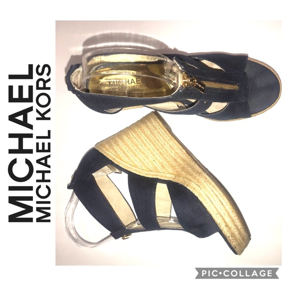 MICHAEL MICHAEL KORS Damita platform sandals Sz7.5 - Picture 5 of 8